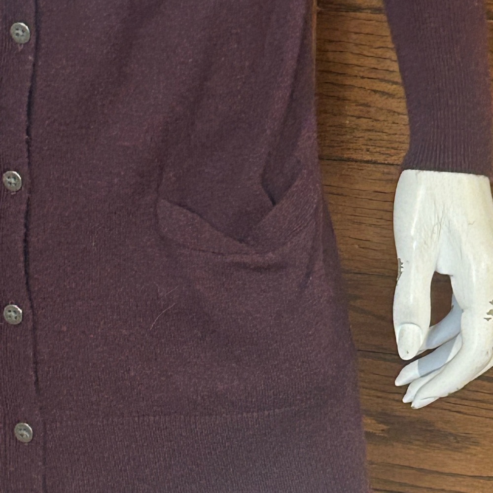 Deep Purple Cardigan unknown brand. - Picture 4 of 5